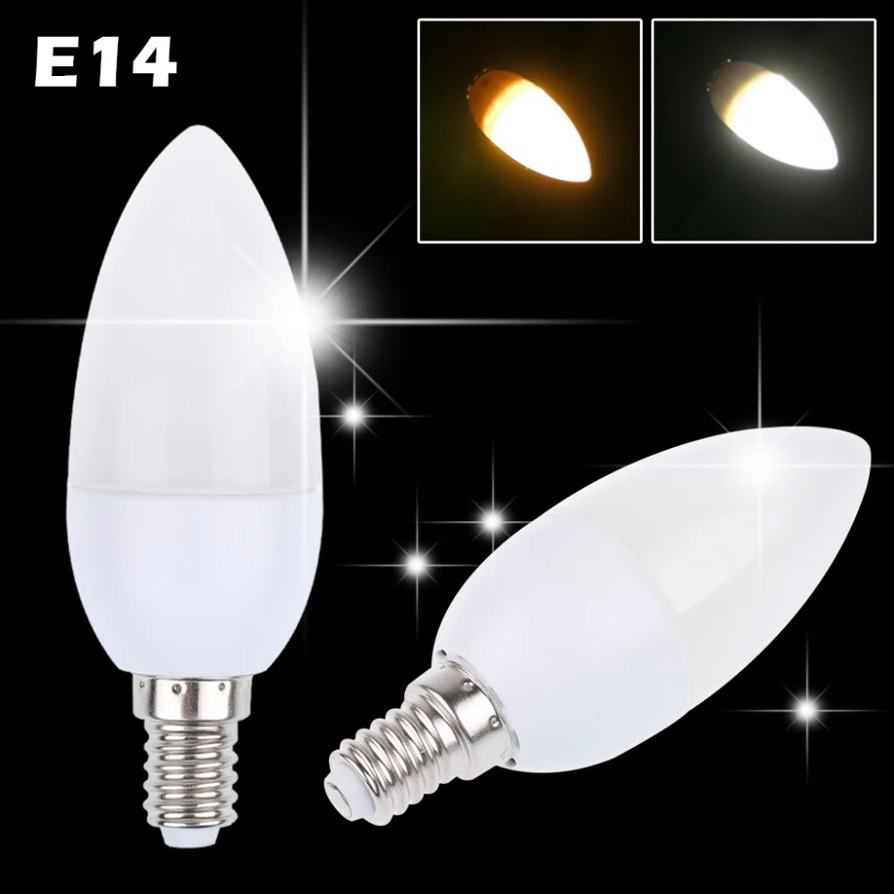 Bright Led Candle Bulb Light Brand Candle Light Lamp E14 5W 7W