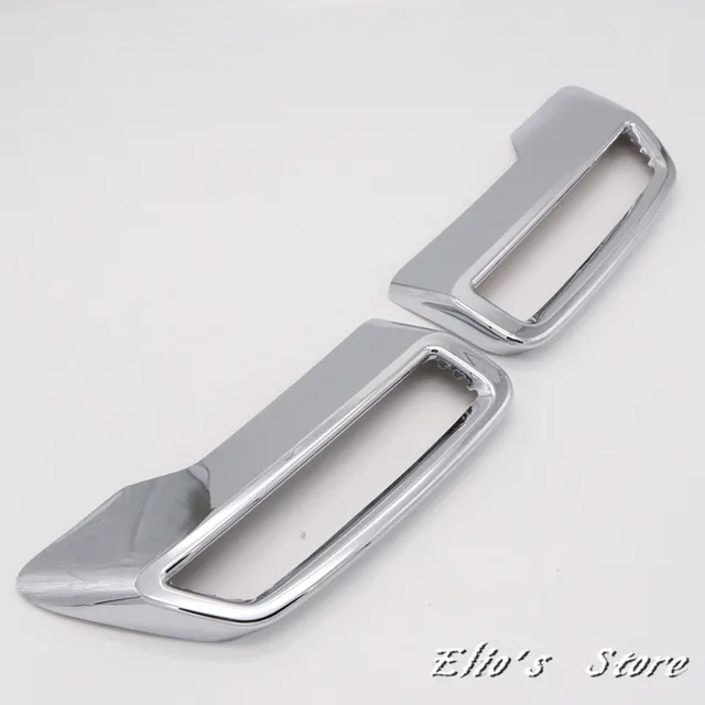 Car Styling 2PCS ABS Plastic Tail Rear Exhaust Muffler End Pipe Cover Decoration Trim For Peugeot 3008 5008 Allure 2017 2018