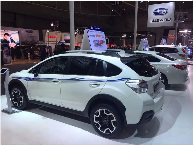 Горячее углеродное волокно и ABS заднее крыло багажника спойлер для Subaru xv 2012 2013