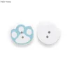 50pcs 2 Hole Cute Paw Wood Buttons Decor Home Clothing Sewing Scrapbooking Cartoon Flatback Embellishments 16x14mm 2