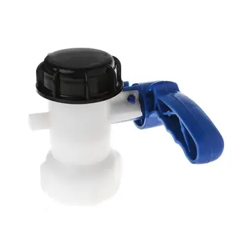 

IBC Tote Tank Butterfly Valve Drain Adapter 2.44" Coarse Thread