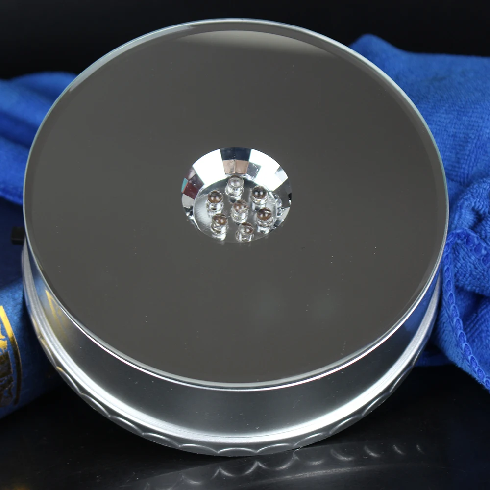 

Rotating Crystal Colored Led Lamp Holder for Cube Led Light Base Show Home Decoration