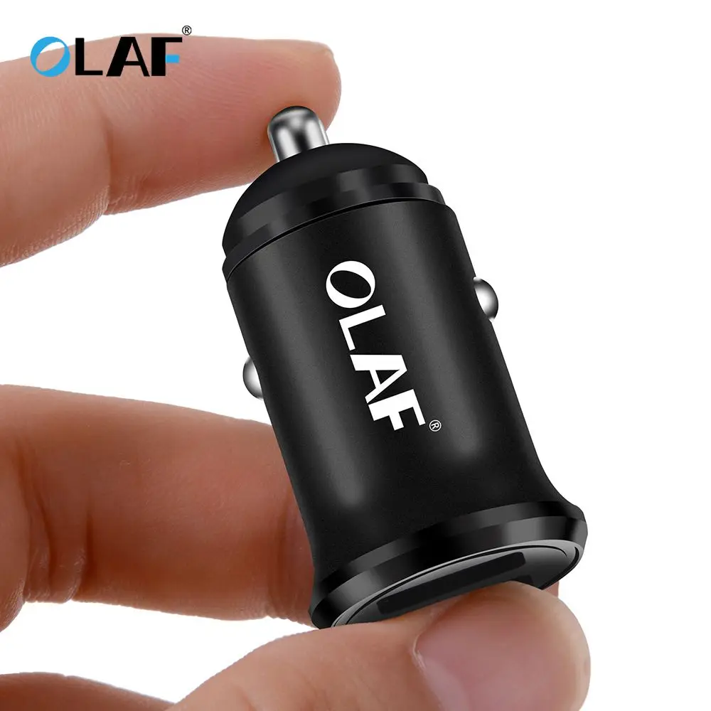 

OLAF Mini USB Car Charger For Mobile Phone Tablet GPS 4.8A Fast Charger Car-Charger Dual USB Car Phone Charger Adapter in Car