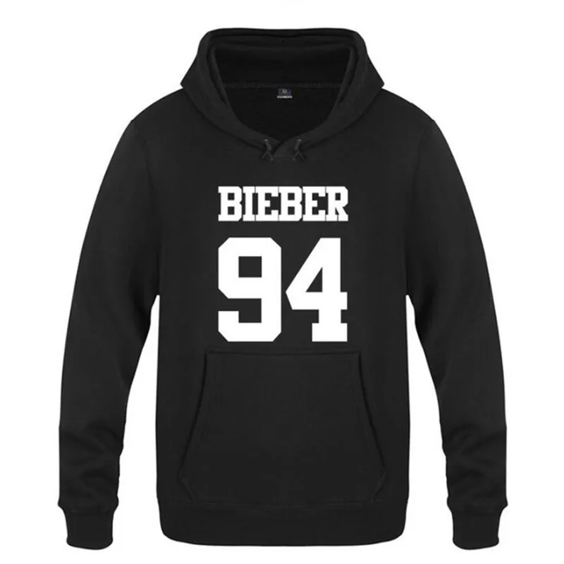 Hoodie Men Hip Hop Justin Bieber Printed Mens Hoodies Winter Fleece Long Sleeve Skate Men's Sweatshirt Tracksuit Man's Gown Hot