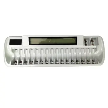 

16 Slots LCD Smart Battery Charger 16-bay Chargers for AA AAA Ni-MH Ni-Cd UY8
