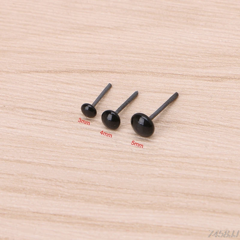 Plastic Safety Eyes 150Pair 2/3/4/5/6/12/18mm For Needle Felting Teddy Bear Doll Animal Puppet Crafts G03