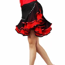 Women's Latin Salsa Tango Rumba Cha Cha Ballroom Dance Dress Skirt Square Dance Costume Cha Cha Samba Dance Skirt for Women