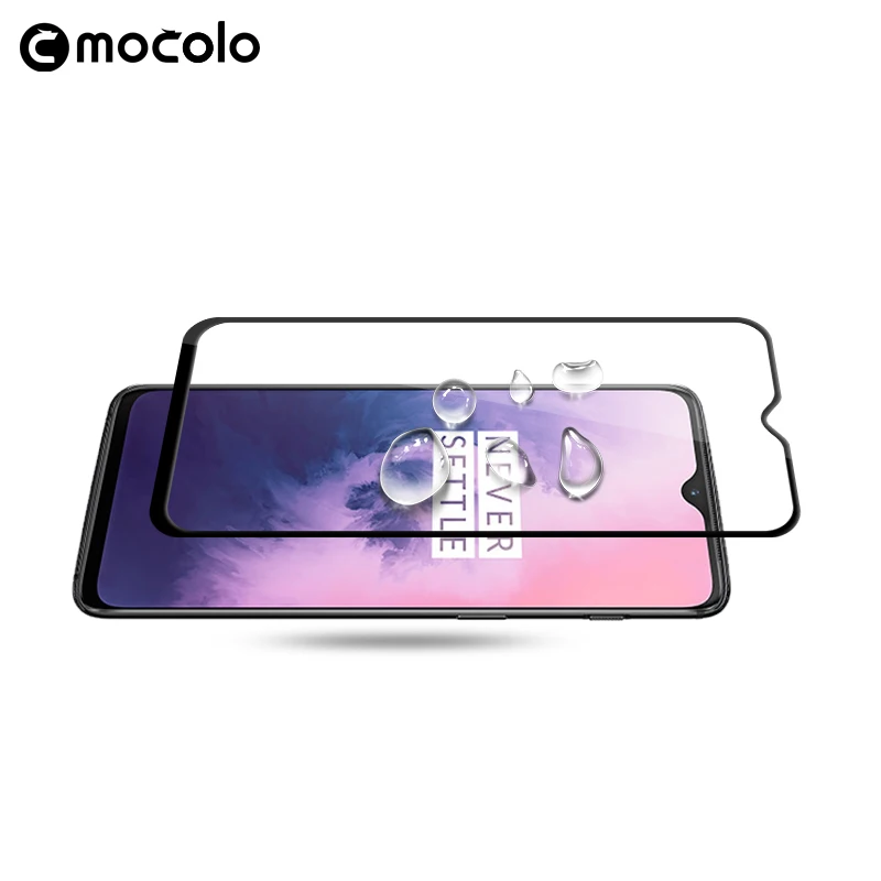 Mocolo полная клеевая 9H стеклянная пленка против отпечатков пальцев для OnePlus 7 Защита экрана полное покрытие для One Plus 7PRO пленка из закаленного стекла