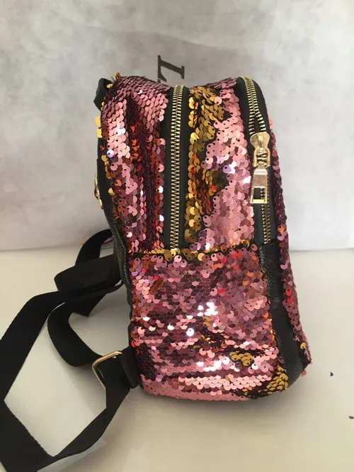 Новинка, голографические школьные сумки, мультяшный Детский рюкзак, милый школьный рюкзак для девочек, sac a dos enfant mochila escolar - Цвет: Pink