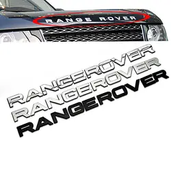 1 шт черный, серебристый цвет RANGE ROVER 3D наклейки в виде букв для Land Rover Гуд Магистральные багажника табличка с эмблемой Фирменная пластинка