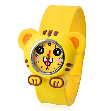 Dei bambini tiger stile flessibile di plastica della fascia di schiaffo orologio  da polso|watch handmade|band tntwatch band for nano - AliExpress