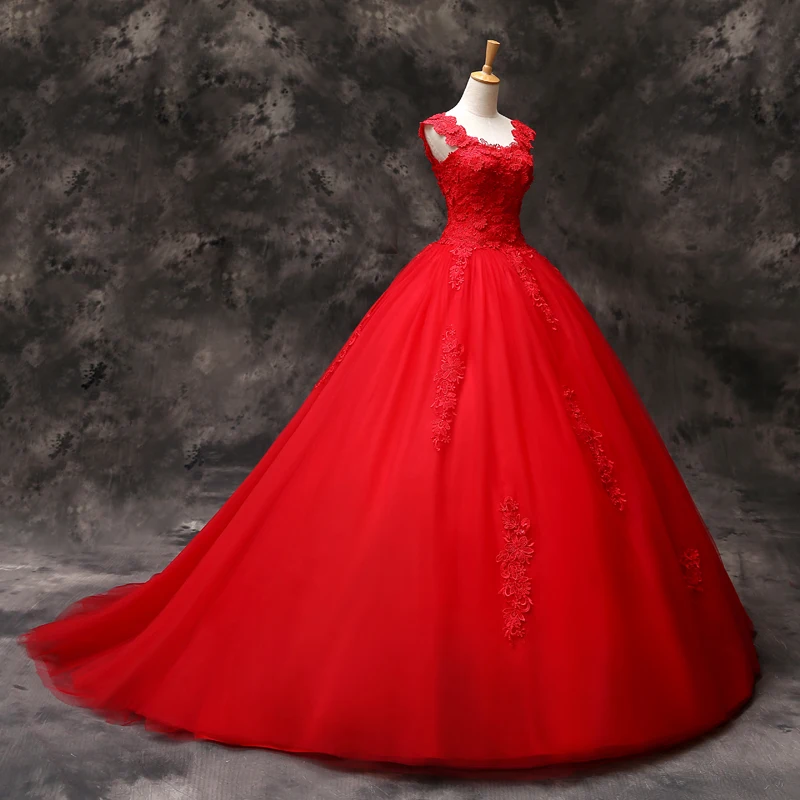 Красное Кружевное платье Quinceanera 16 платьев на 15 лет для бала маскарада распродажа