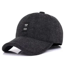 BING YUAN HAO XUAN зимняя мужская бейсбольная кепка s модная тканая хлопковая утолщенная Зимняя кепка-ушанка Регулируемая Кепка