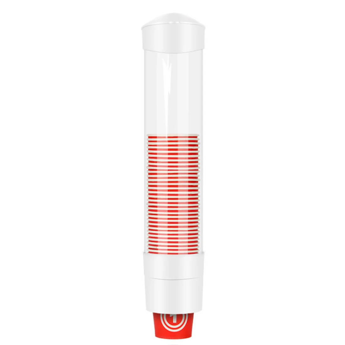 

2018 New Eco-friendly Pull Type Cup Dispenser for 60-80 Disposable Coffee Paper Storage Cup Dispenser Holder Shelf Anti Dust