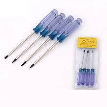 Vlenrun 4 шт. Магнитный профессиональный Телефон жесткий диск слива/Шестигранная Отвертка Набор T5 T6 T8 T10 Отвертка Набор бит