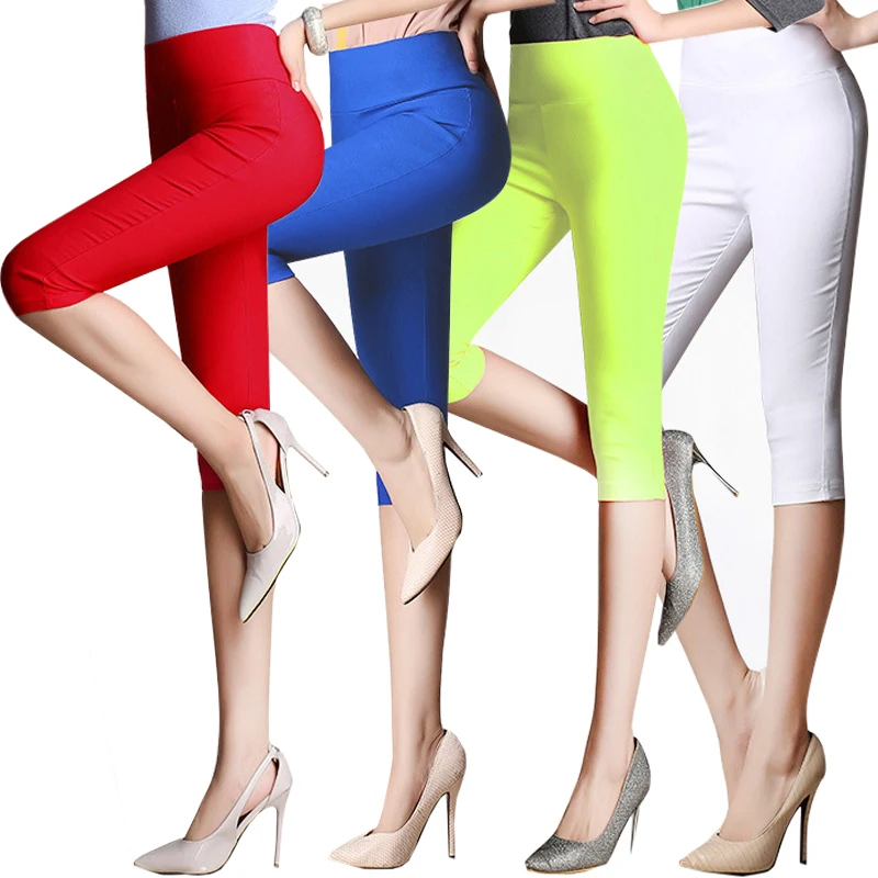 plus size 6XLCropped Cotton Leggings 3/4 pants knee length legging thermal breeches womens trousers casual Capris Pencil Pants plus size 6XLCropped Cotton Leggings 3/4 pants knee length legging thermal breeches womens trousers casual Capris Pencil Pants