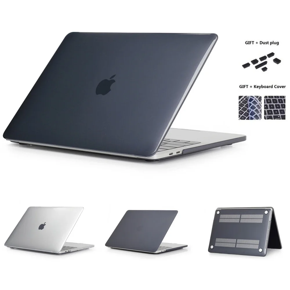 Laptop Case For Apple MacBook Air 2018 Pro Retina 11 12 13 15 for mac book New Pro 13.3 inch with Touch Bar+ Keyboard Cover