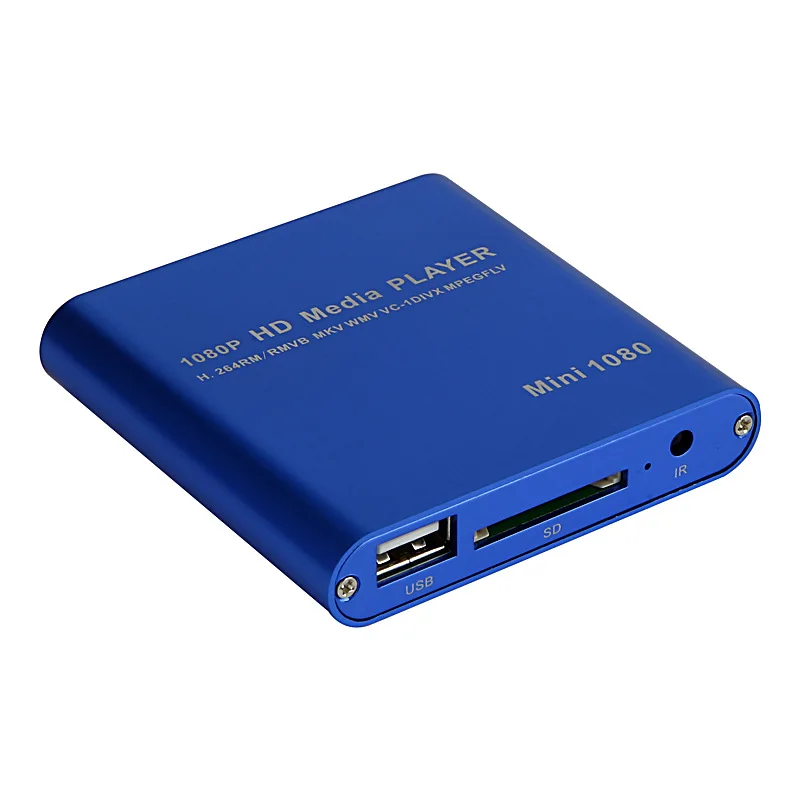 Leitor de Mídia Caixa de Tevê dos Meios do sd Usb do Jogador dos Multimédios de Hdd com Suporte da Caixa Externo Completo Tevê dos Meios do sd Mkv H.264 Rmvb Wmv Hdd Jogador 21 hd 1080p de - Image 2
