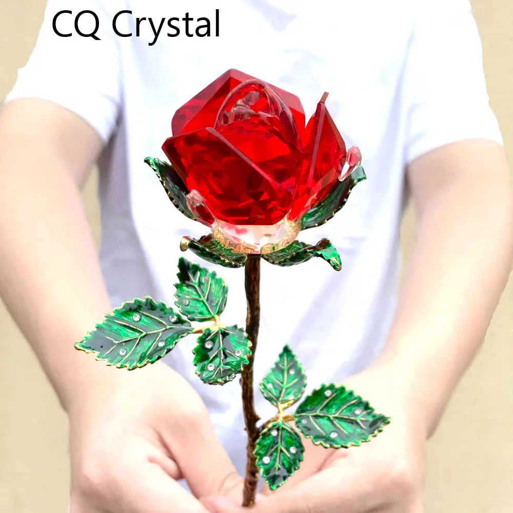 Smyla 3D Rose im Glas mit Gravur (Namen & Datum) I Valentinstag I personalisierte Kristall-Lampe mit Rose I LED-Glas für Muttertag, Geburtstag, Dankeschön