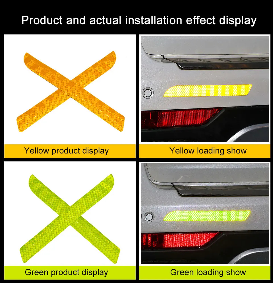 Автомобильная Светоотражающая полоса, наклейки, защитные столкновения, царапины для Toyota Benz Audi BMW Honda Mazda hyundai, аксессуары для стайлинга автомобилей