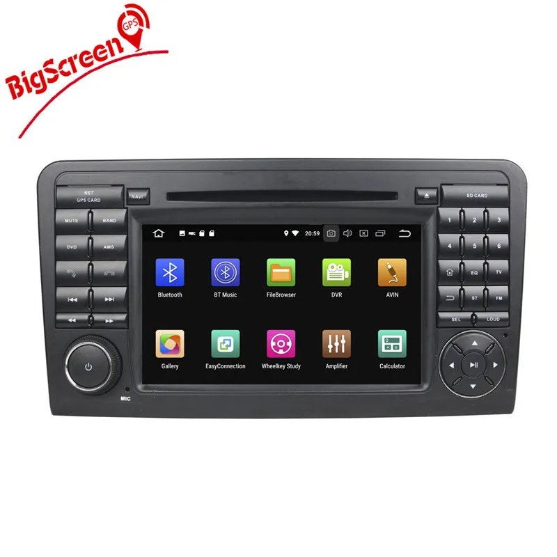 Top 2 Din Android 8.0 Car Radio GPS Navi For Mercedes Benz ML W164 ML350 ML500 GL X164 GL320 IPS Unit stereo RAM 4GB+32GB 8 Core 10