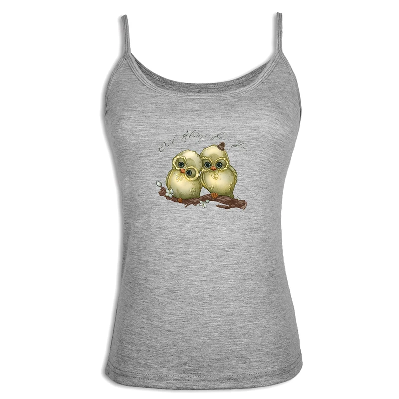 ibSingletS1312G Время приключений Инки картина с колибри Королевство Сердца Sora Keyblade сексуальные дамские, женские жилеты майка хлопковые топы на лямках - Цвет: ibSingletS1312G