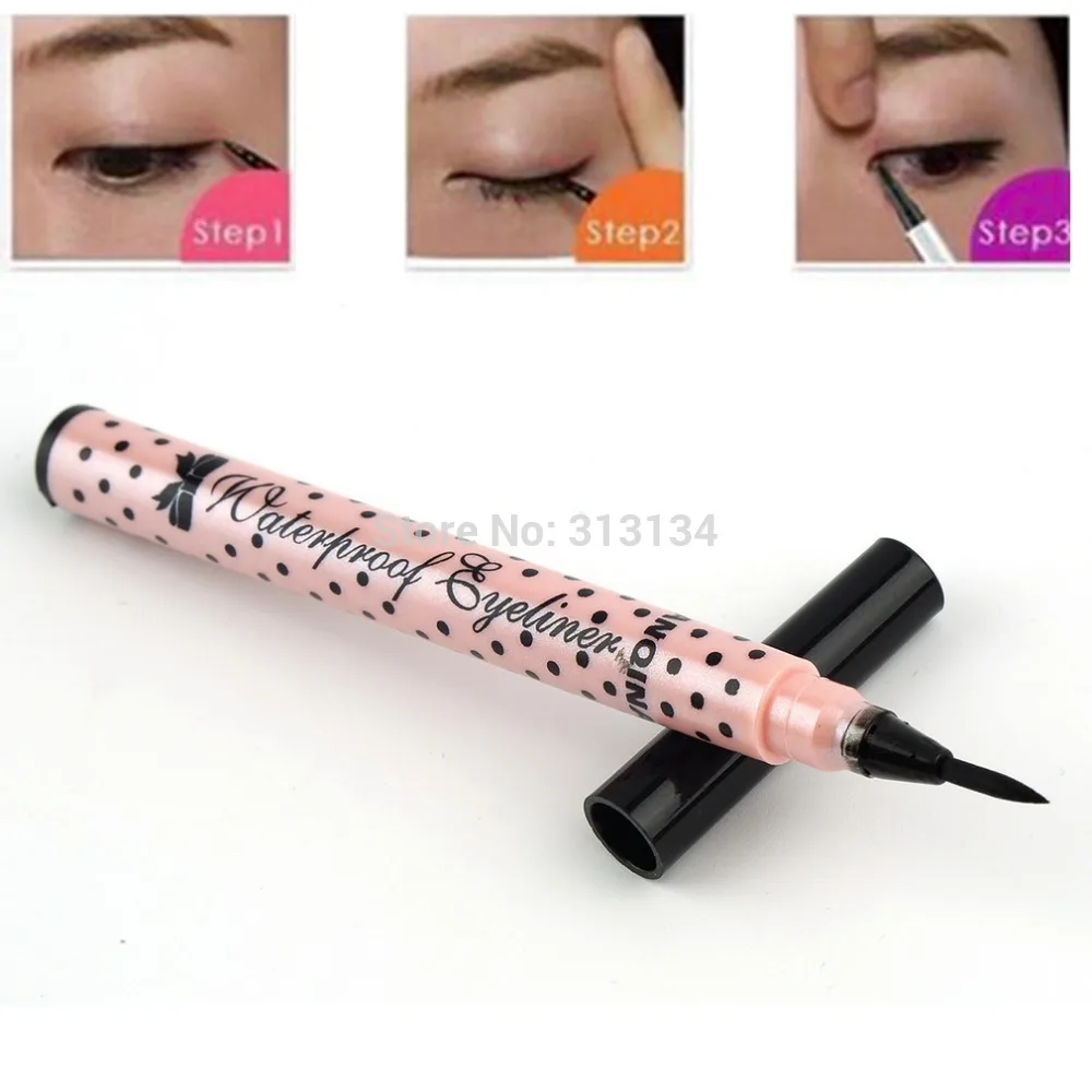 

new Black eye liner Cosmetics Makeup Not Dizzy Waterproof Liquid Eyeliner Pencil
