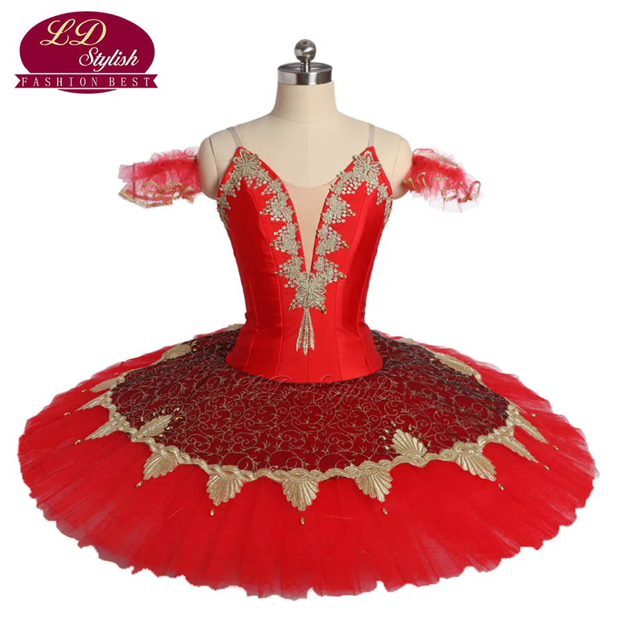 

Adult Red Ballet Tutu The Firebird Performance Stage Wear Women Ballet Dance Costumes For Competition Girls Ballet Skirt Apperal