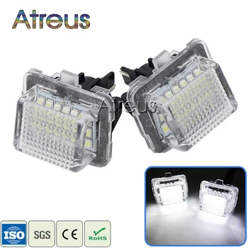 

2pcs For Mercedes Benz W204 5D W212 W216 W221 C207 Accessories LED License Plate Light White SMD Car LED number plate lamp