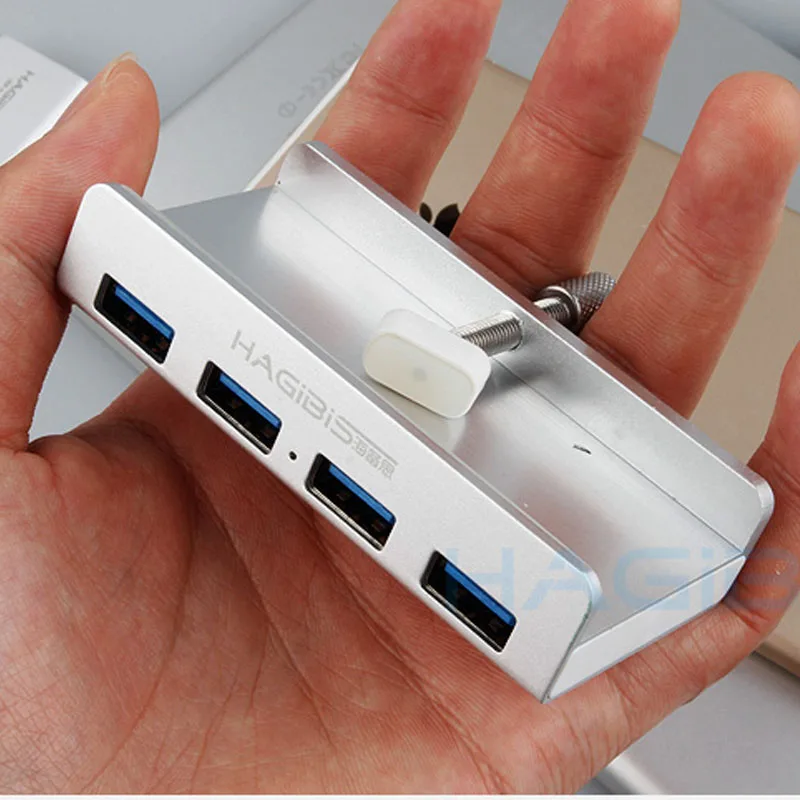 Хаг иби ультратонкий хаб USB 3 0 4 порта Высокоскоростной Алюминиевый usb