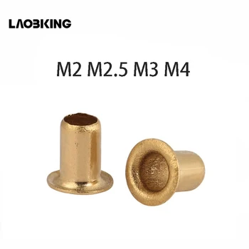 

100Pcs M2 M2.5 M3 M4 GB876 Tubular Rivets Double-sided Circuit Board PCB Nails Copper Hollow Rivet Nuts