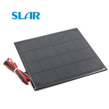 

Solar Panel Polycrystalline Silicon 6V 3W with 100cm extend cable DIY Battery Charger Module Mini Solar Cell wire toy