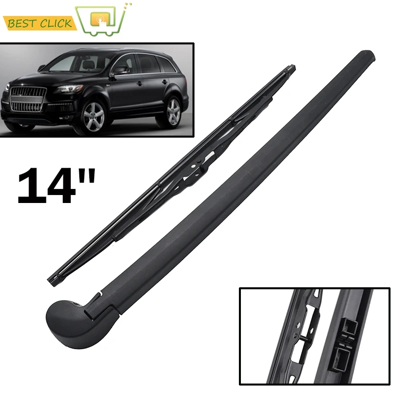 

Misima Rear Window Windscreen Windshield Wiper Arm + Blade For Audi Q7 4L 2005-2015 2014 2013 2012 2011 2010 2009 2008 2007 2006