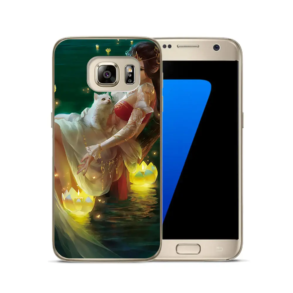 Smart Back Protective Phone Cover Case FOR Samsung S5 Soft TP Case FOR Samsung S8 Clear painted Case FOR Galax S6 S7 S8 Plus S9 (8)