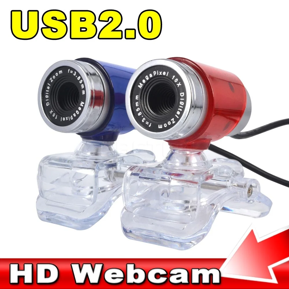 

kebidu 2017 30 Mega Pixel Web Cam Camera Blue color USB 2.0 Web Cam 30M PC HD Webcam Camera for PC Skype Laptop Notebook