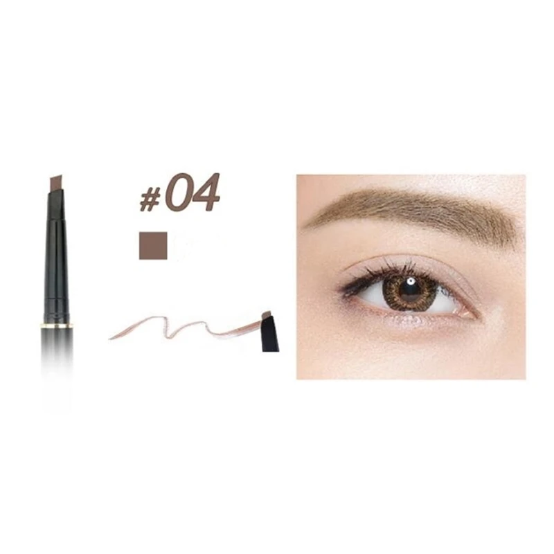 Maquillaje Natural Double-Ended Tint Eyebrow Pencil Waterproof Eyebrows Enhancer Korean Cosmetics Makeup For Women - Цвет: 04