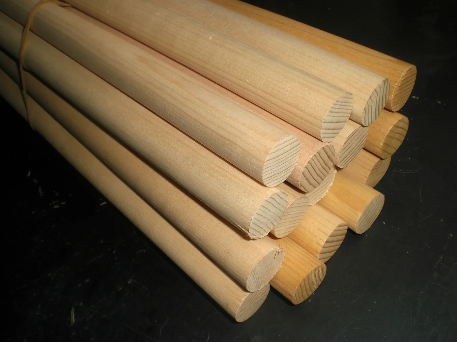 6 PCs Spruce sound post Double bass sound post size of 17mm diameter