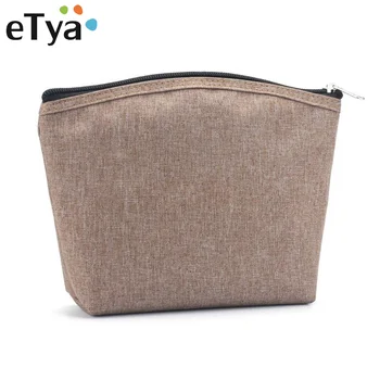 

eTya Women Cosmetic Bag Travel Portable Simple Men Makeup Bag Fashion Make Up Bags Multifunction Oxford Waterproof Wash Bag Case