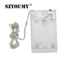 SZYOUMY 5 м 16.25FT 50 светодиодная батарея питание украшение светодиодный медный провод сказочные гирлянды для рождества, праздника, свадьбы, вечеринки