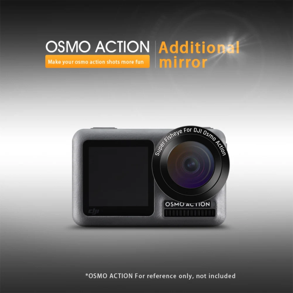 Для DJI OSMO аксессуары для спортивной камеры 180 градусов HD защита рыбий глаз оптические линзы из стекла Анти-встряхивание портативный