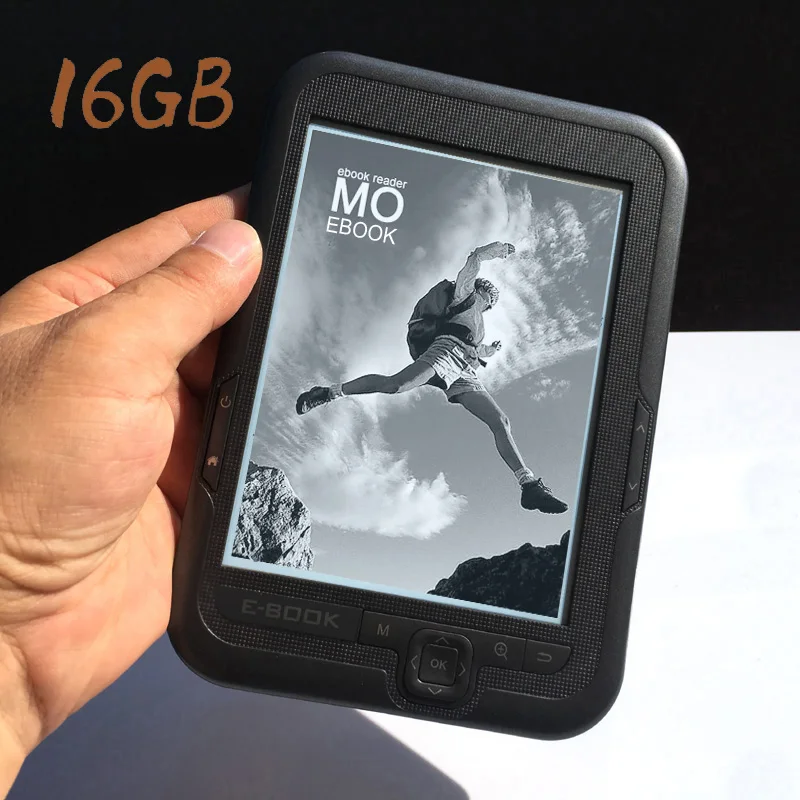HQ встроенная карта памяти 16GB 6 дюймов из устройства для чтения электронных книг e-ink 1024x758 Высокое разрешение дисплея Поддержка микро SD карты расширения защита глаз