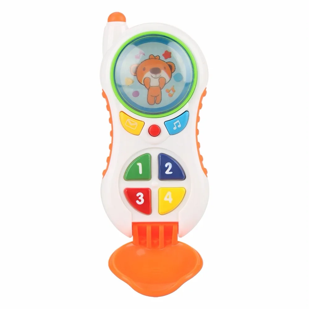 Детские электронные игрушки детский сотовый телефон игрушки детские развивающие мобильные игрушки телефон со звуком и светильник детский телефонный звонок для детей