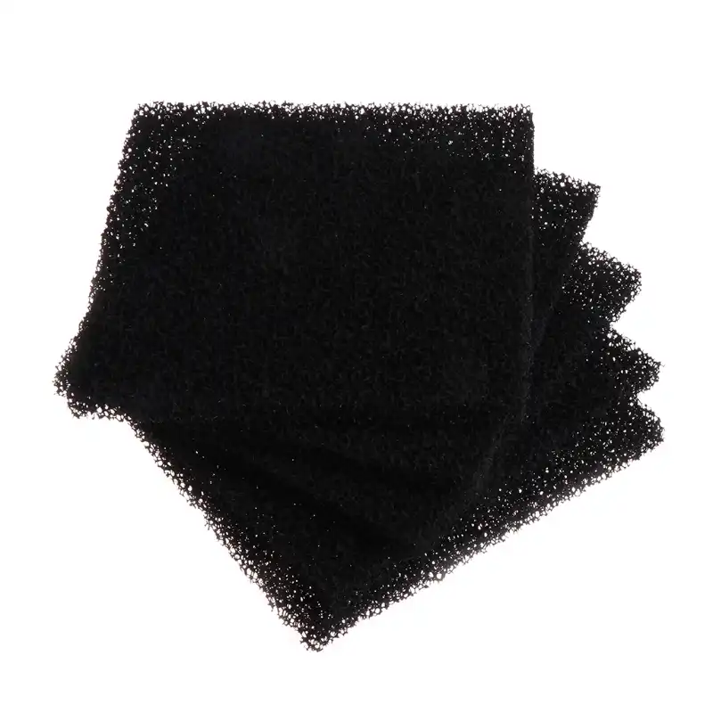 espuma fina y gruesa almohadillas de filtro de carbono para bomba de 50 piezas elemento de filtro para compresor de aire Esponja de filtro adaptable