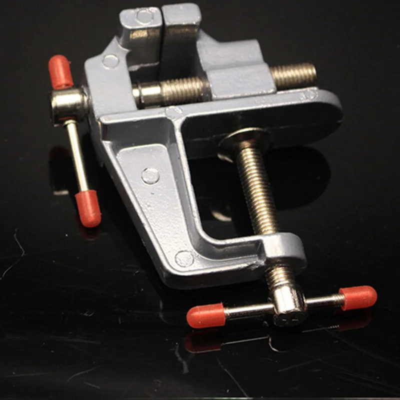 3,5 миниатюрные тиски маленький хобби ювелира зажим на стол настольный инструмент тиски алюминий