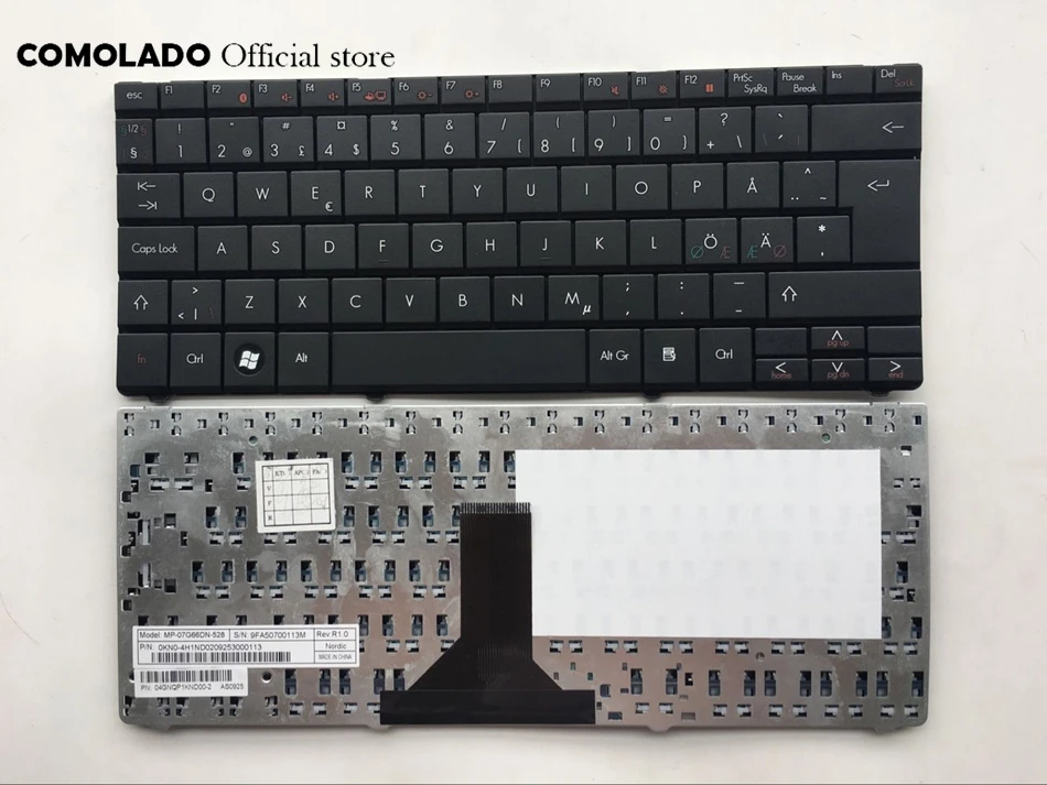 uitbarsting Bezwaar Pygmalion ND Nordic toetsenbord Voor PACKARD BELL EASYNOTE RS65 Laptop Toetsenbord ND  Layout|Vervangende toetsenborden| - AliExpress