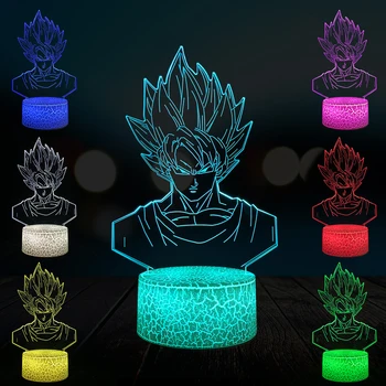

Drgon Z Ball 3D Lamp Saiyan Goku Cacarot Janpese USB LED Multicolor Children Birthday Gift Bedroom Decorative Night Light Table