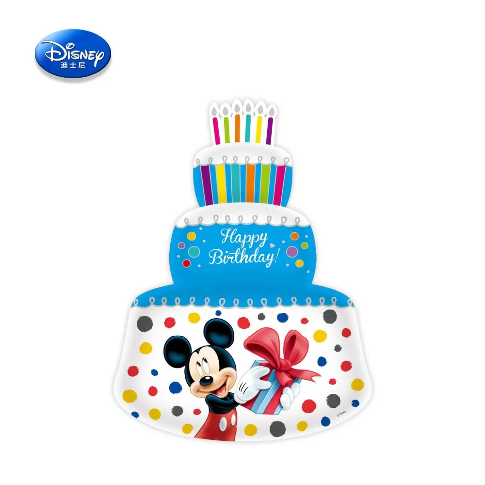 Disney Genuine Inflatable Toys Minnie Balloons boys car mickey Aluminum foil toys DBCY34 inch three-layer cake car toy