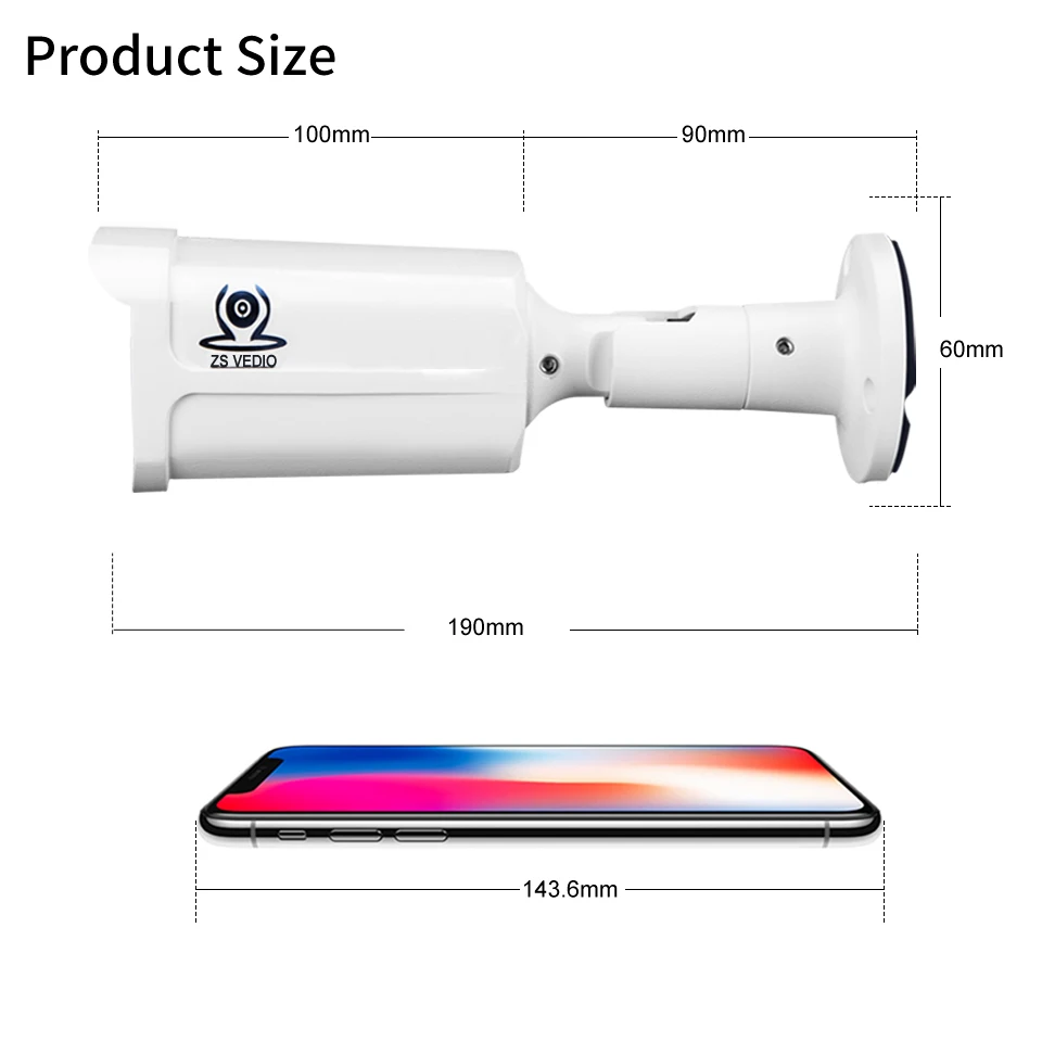 ZSVEDIO камеры наблюдения Беспроводная IP камера Wi Fi P2P Indoor Motion Onvif H.264 видео запись