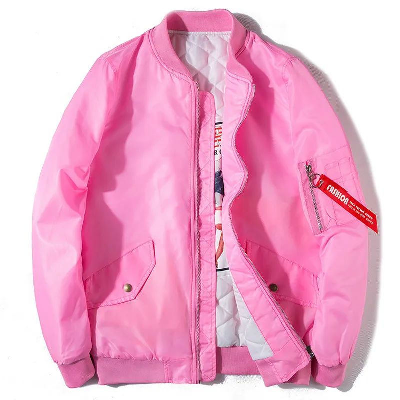 Online Neue männer frauen winter dicke warme bomber jacke armee military Solide pilot Baseball jacke mode casual jugend Paar mantel