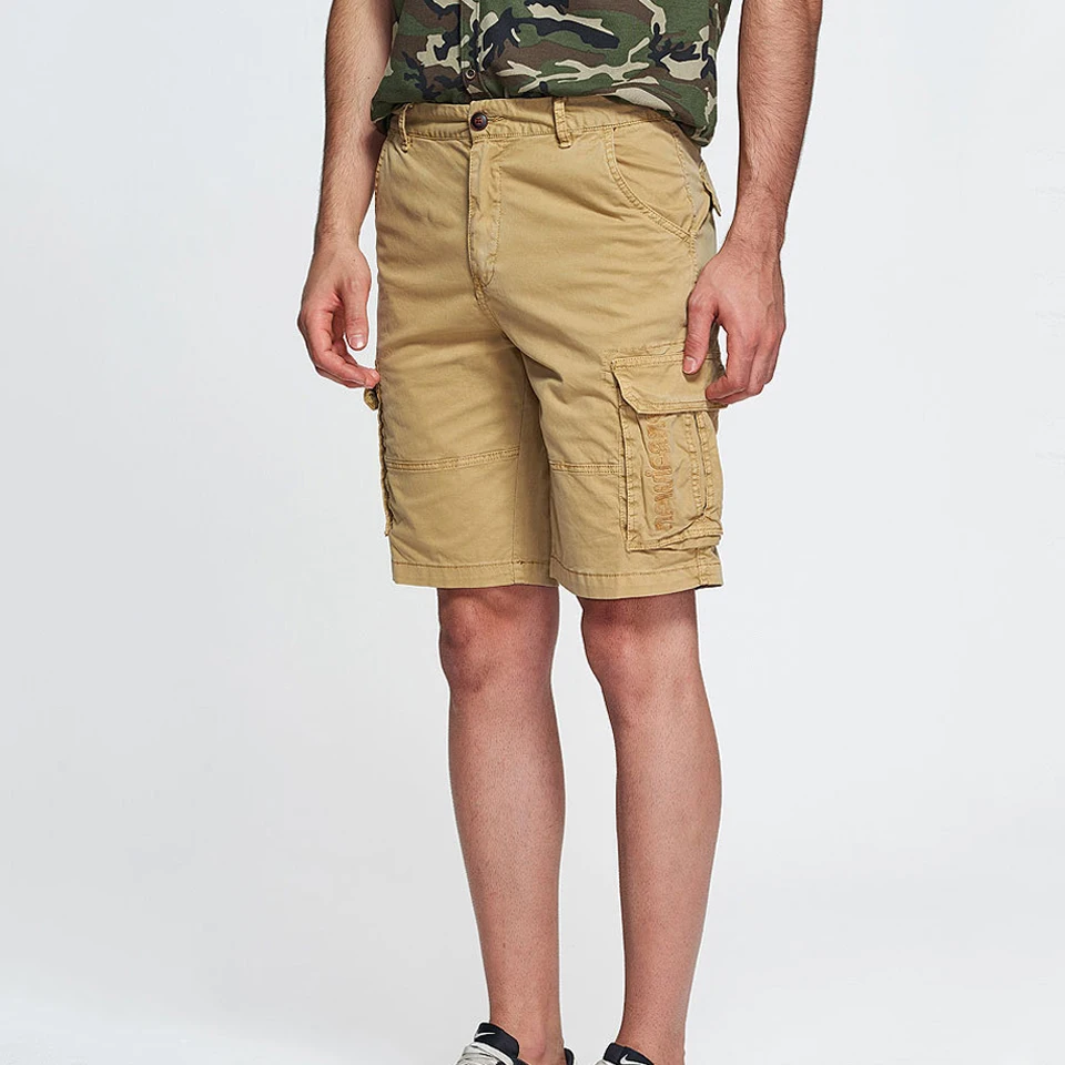 Clomplu шорты для женщин для мужчин лето 2019 г. Хлопковые Бриджи плюс размеры армейский зеленый желтый серый черный Модные